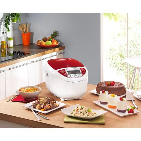 Multicuiseur traditionnel 12 en 1 rouge 5 L MK705111 Moulinex Multicuiseur traditionnel 12 en 1 rouge 5 L MK705111 Moulinex