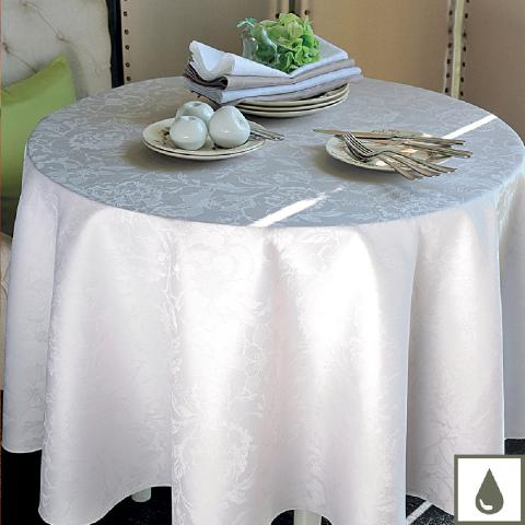 Nappe ronde enduit imperméable pur coton Diam. 175 cm Garnier Thiebaut Nappe ronde enduit imperméable pur coton Diam. 175 cm Garnier Thiebaut