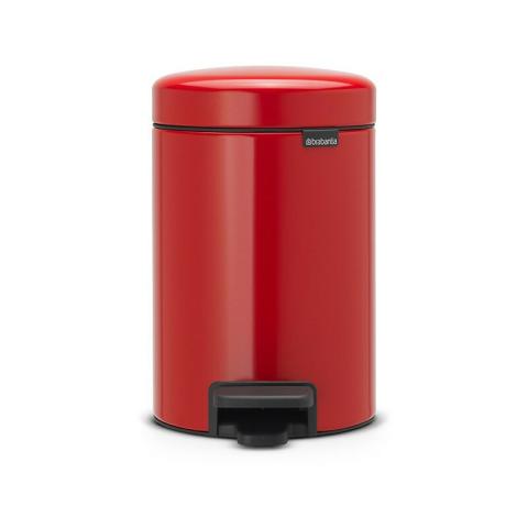 Newicon 3 l Poubelle à pédale rouge passion (11 21 40) - Brabantia