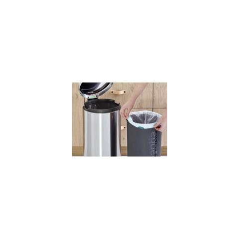 Newicon 30,0L Poubelle à pédale tôle, mat fpp (11 18 22) - Brabantia