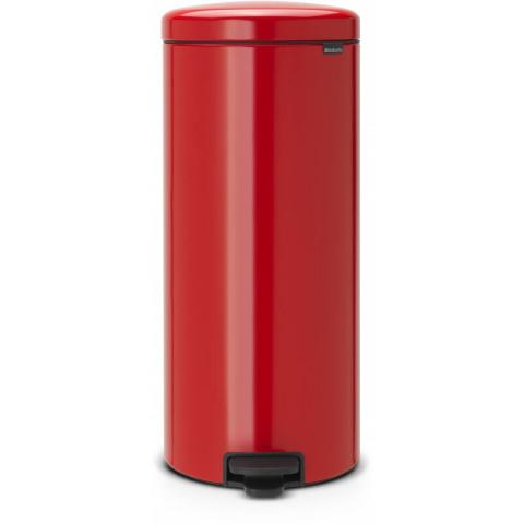 Newicon 30,0L, rouge Poubelle à pédale (11 18 08) - Brabantia