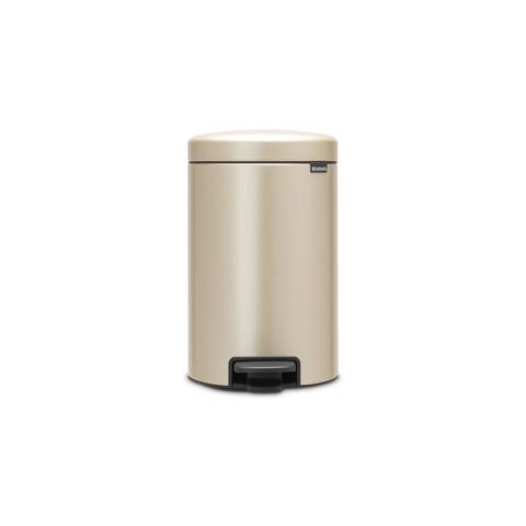 NewIcon Poubelle 12 litres avec seau intérieur en plastique Metallic Gold - Metallic Gold - Brabantia NewIcon Poubelle 12 litres avec seau intérieur en plastique Metallic Gold - Metallic Gold - Brabantia