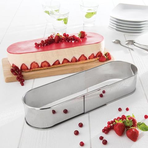 Ovale à pain en inox ajustable 26-38 cm Mathon