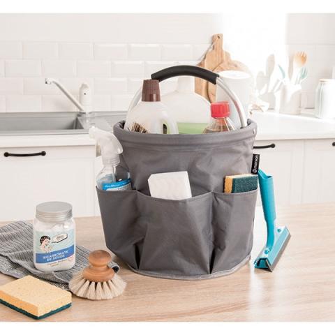 Panier multirangement 17 L gris Mathon
