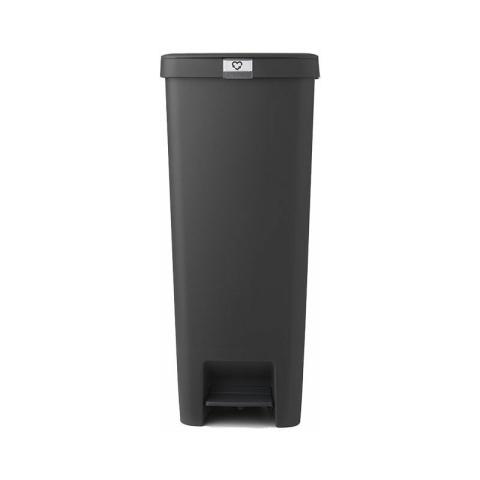 Pattumiera a pedale stepup 40L grigio scuro accessori pulizia casa - Brabantia