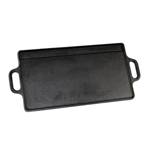 Plancha fonte 38 x 23 cm - réversible Baumalu