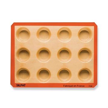 Plaque de 12 empreintes muffins Silpat