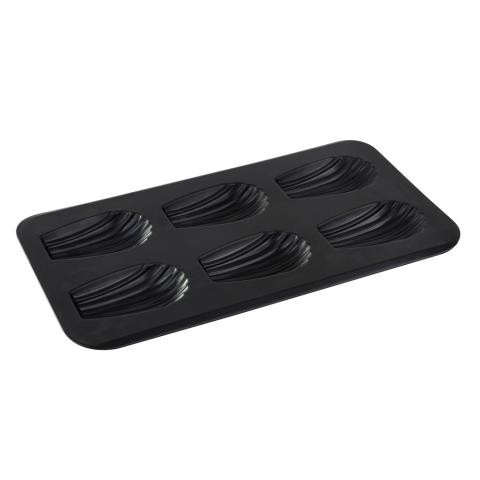 Plaque 6 madeleines gourmandes OBSIDIAN Gobel Plaque 6 madeleines gourmandes OBSIDIAN Gobel