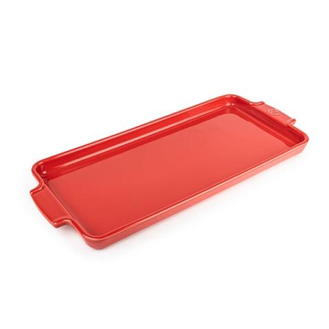 Plaque apéritifs et mignardises céramique Appolia 40 cm rouge Peugeot Plaque apéritifs et mignardises céramique Appolia 40 cm rouge Peugeot