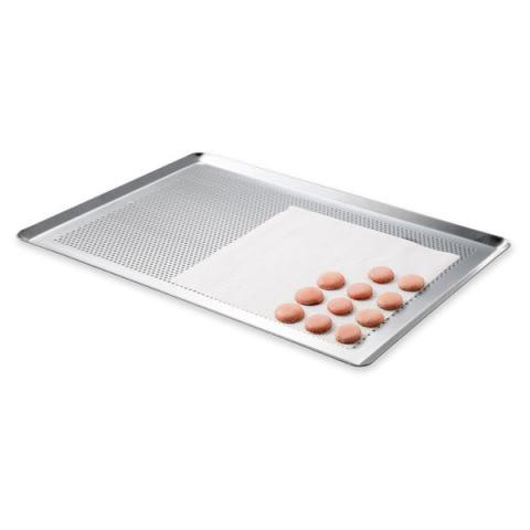 Plaque à pâtisserie micro-perforée professionnelle en aluminium 40 cm Mathon Plaque à pâtisserie micro-perforée professionnelle en aluminium 40 cm Mathon