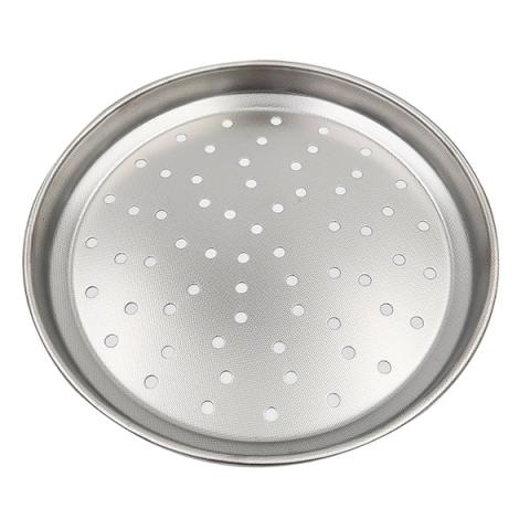 Plaque à pizza perforée inox 28 cm Steel Pan