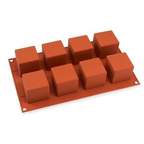 Plaque silicone 8 cubes Silikomart Plaque silicone 8 cubes Silikomart