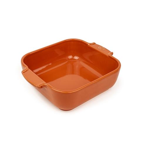 Plat carré céramique terracotta 21 cm Peugeot Plat carré céramique terracotta 21 cm Peugeot