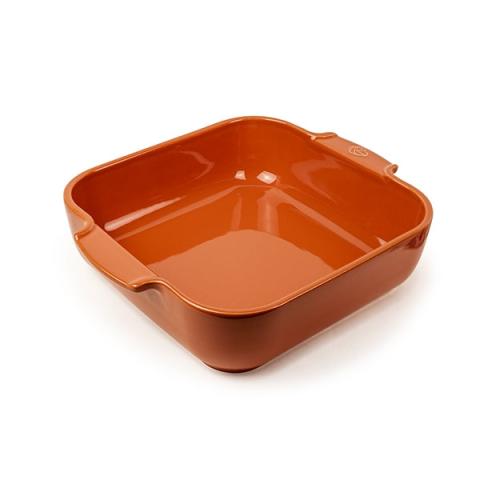 Plat carré céramique terracotta 28 cm Peugeot Plat carré céramique terracotta 28 cm Peugeot
