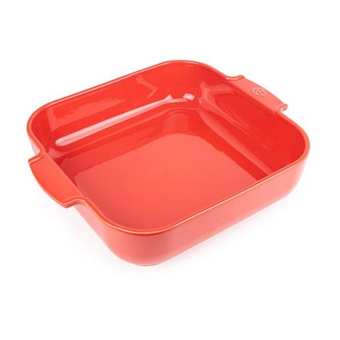 Plat à four céramique Appolia carré rouge 36 cm Peugeot Plat à four céramique Appolia carré rouge 36 cm Peugeot