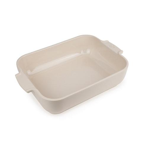Plat à four céramique Appolia rectangulaire écru 32 cm Peugeot Plat à four céramique Appolia rectangulaire écru 32 cm Peugeot