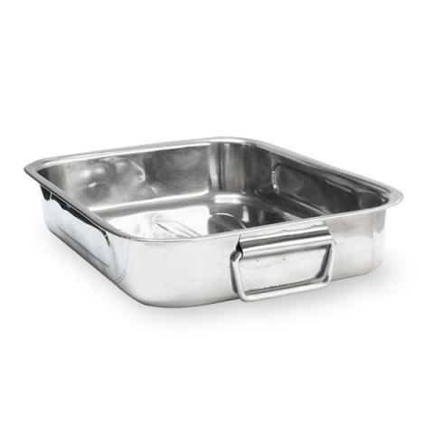 Plat à four rectangulaire inox 25 cm Baumalu Plat à four rectangulaire inox 25 cm Baumalu