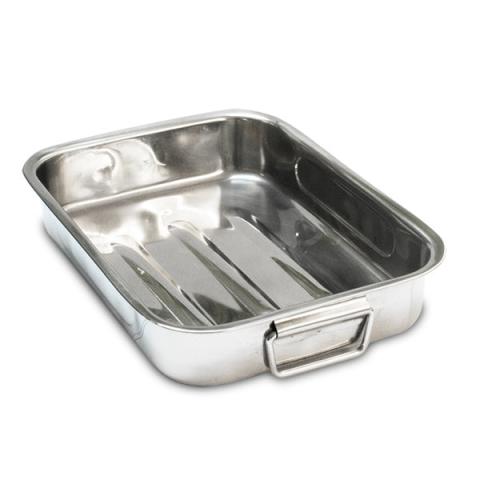 Plat à four rectangulaire inox 30 cm Baumalu Plat à four rectangulaire inox 30 cm Baumalu