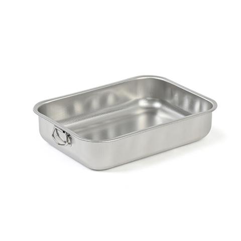Plat à four rectangulaire en inox 30 x 22 cm Steel Pan