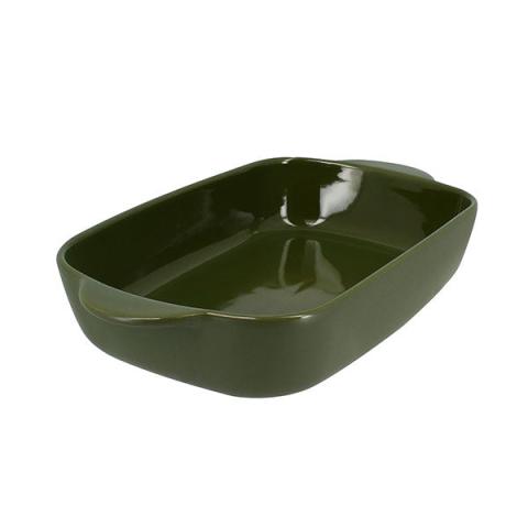 Plat à four rectangulaire Octave en grès vert 33,8 x 20 cm Menastyl Plat à four rectangulaire Octave en grès vert 33,8 x 20 cm Menastyl