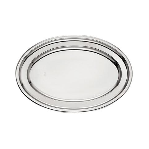 Plat ovale en inox England 40 cm Inoxriv Plat ovale en inox England 40 cm Inoxriv