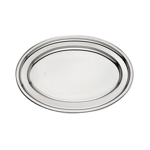 Plat ovale en inox England 50 cm Inoxriv
