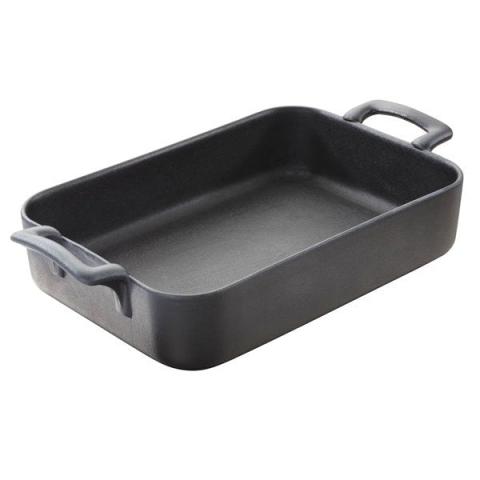 Plat rectangulaire Belle Cuisine Effet Fonte 26 cm Revol