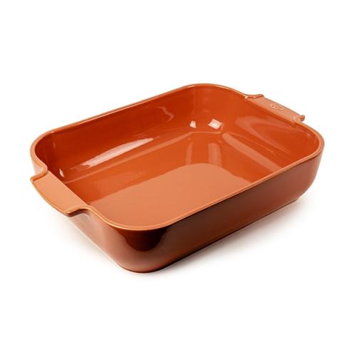 Plat rectangulaire céramique terracotta 40 cm Peugeot Plat rectangulaire céramique terracotta 40 cm Peugeot
