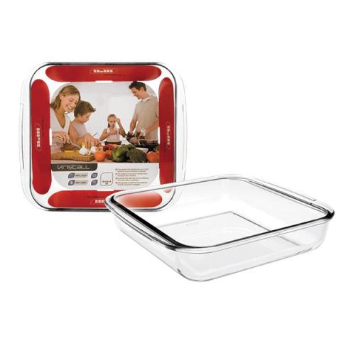 Plat en verre Kristall carré 25 cm Ibili Plat en verre Kristall carré 25 cm Ibili