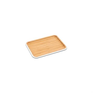 Plateau de service bambou rectangulaire 22 cm blanc Pebbly Plateau de service bambou rectangulaire 22 cm blanc Pebbly