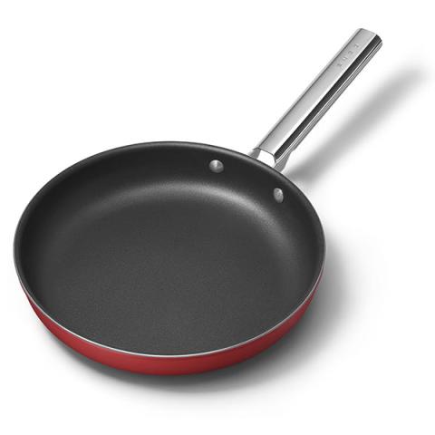 Poêle aluminium antiadhésive 28 cm rouge mat Smeg Poêle aluminium antiadhésive 28 cm rouge mat Smeg