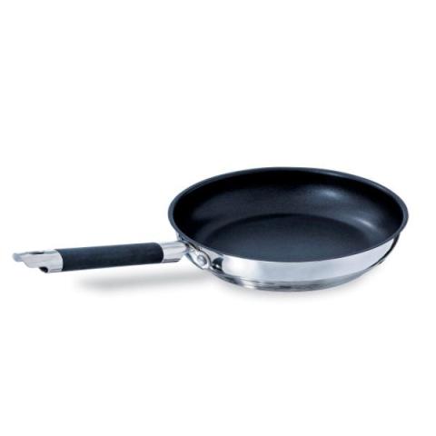 Poêle antiadhésive inox Rapid Cook 24 cm Mathon Poêle antiadhésive inox Rapid Cook 24 cm Mathon