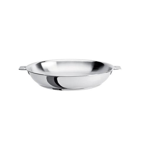 Poêle haute tout inox Mutine sans manche 24 cm Cristel