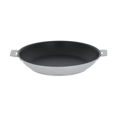 Poêle inox antiadhérente Strate sans manche 30 cm Cristel