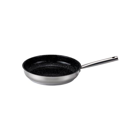Poêle inox avec revêtement céramique 20 cm  Kitchenpro