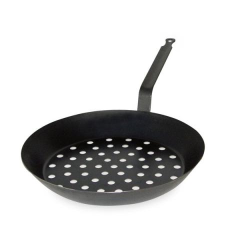 Poêle à marrons pour cuisson sur braise Poêle à marrons pour cuisson sur braise