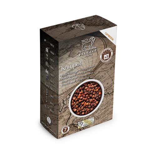 Poivre rouge Kampot 3 x 20g Peugeot Poivre rouge Kampot 3 x 20g Peugeot
