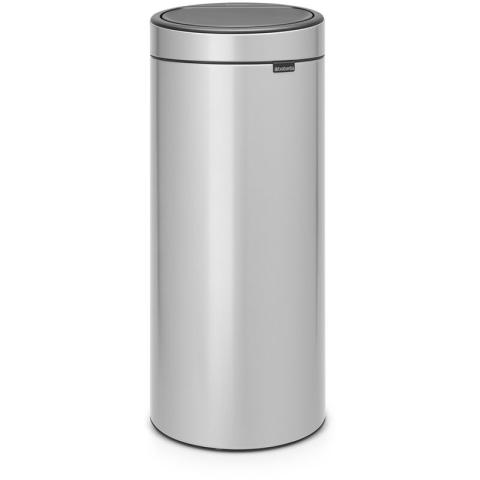 Poubelle 30 l soft-touch - metallic - Argent - Brabantia