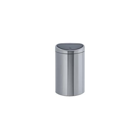 Poubelle 40 litres Brabantia Touch Bin ovale inox mat