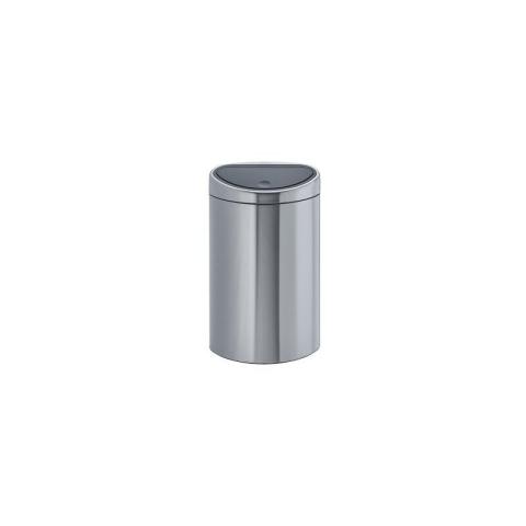 Poubelle 40 litres Brabantia Touch Bin ovale inox mat