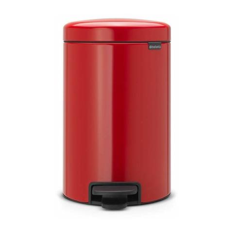 Poubelle à pédale 12l rouge Brabantia 112003 - rouge