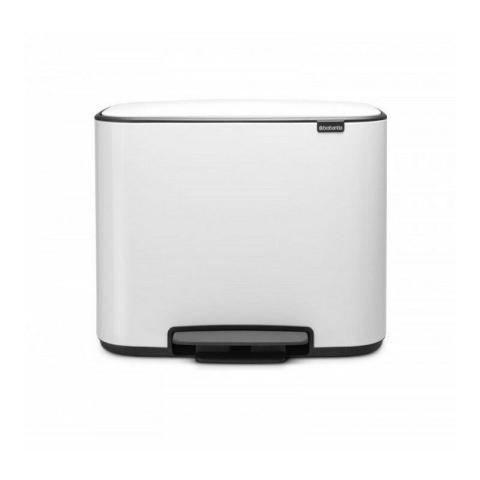 Poubelle à pédale 36l blanc Brabantia 121388 - blanc