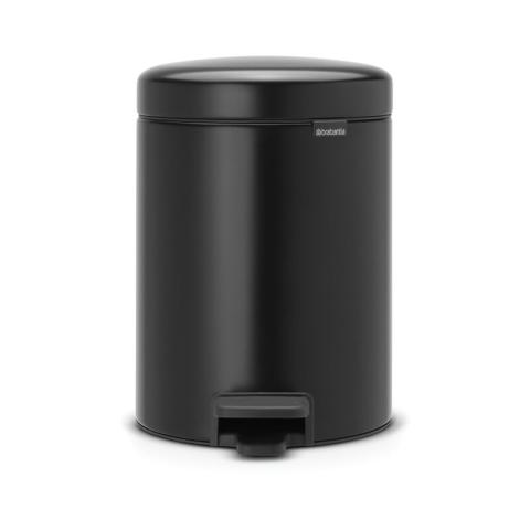 Poubelle à Pédale Brabantia NewIcon Matt Black 5L