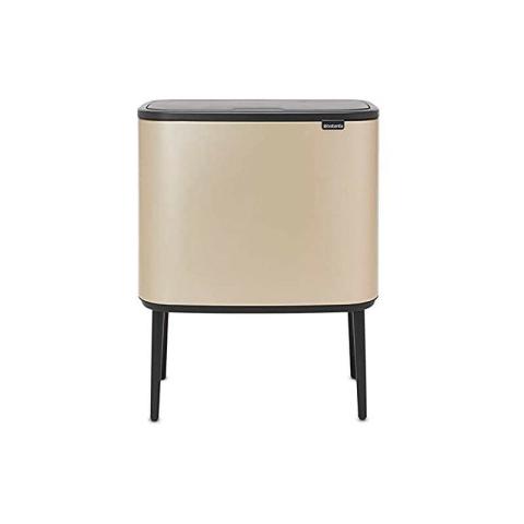 Poubelle Bo Touch Bin Champagne, 11 + 23 l (304620) - Brabantia