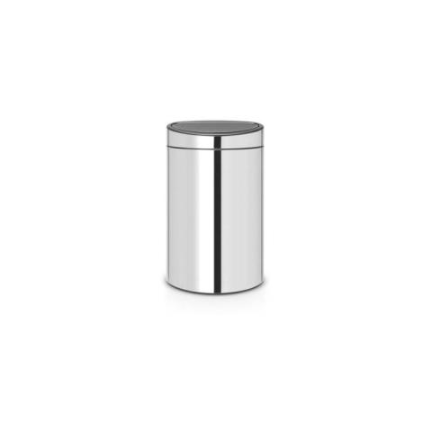 Poubelle Brabantia Touch Bin New Brilliant Steel 40 l Argent
