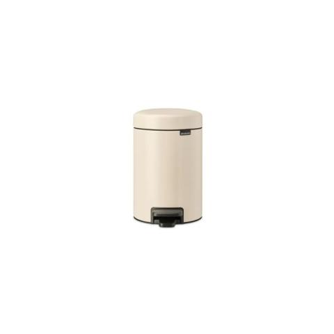 Poubelle à pédale 3L newicon beige 14 98 87 - Brabantia