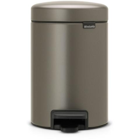 Poubelle à pédale Brabantia Newicon 3L Platinum