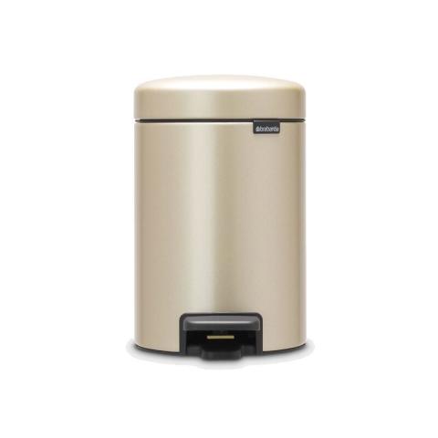 Poubelle À Pédale Champagne Newicon 3l