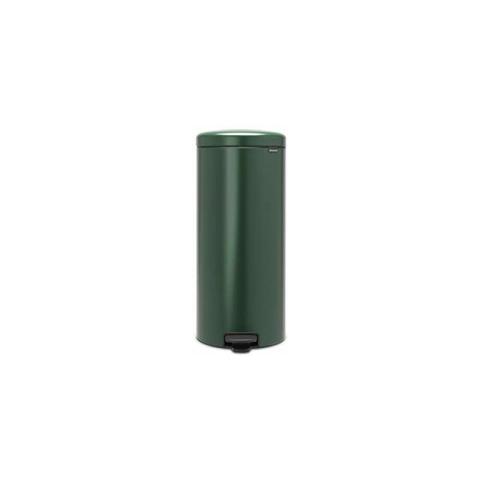 Poubelle à Pédale Newicon, 30 litres, avec Seau Intérieur en Plastique - Pine Green - Brabantia
