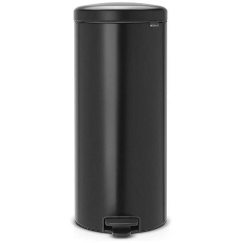 Poubelle à pédale NewIcon 30L Matt Black Brabantia